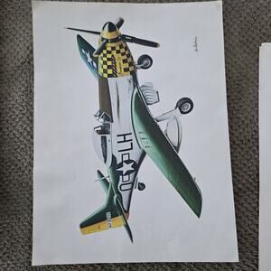 1979 Time Life Books WWII Aircraft Prints